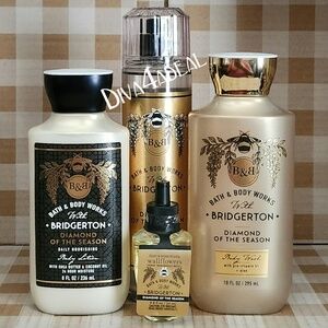 Bath & Body Works Netflix BRIDGERTON Diamond Of The Season 4PC Bundle